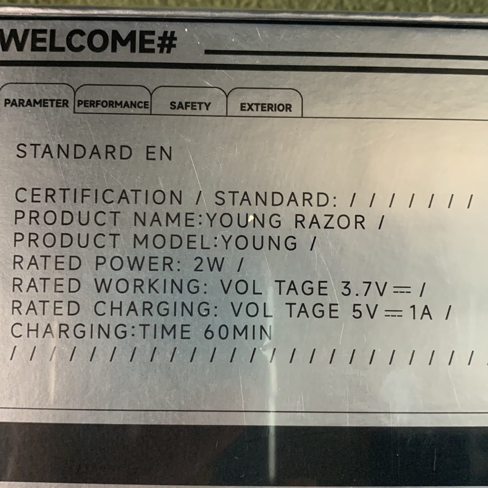NIB Young Razor Explorer. 60 minute charging time. - Picture 3 of 4